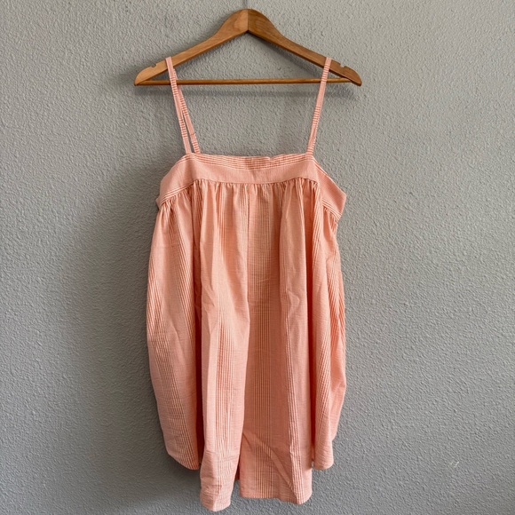 New! Self Contrast Freya Romper in Tangerine Stripes Size M and Large - Picture 3 of 10